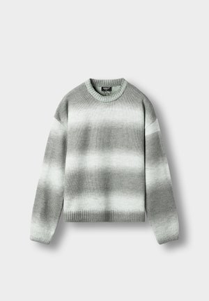 Burocs GRADIENT CREWNECK - Džemper - mid grey/light grey