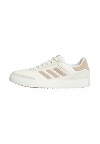 adidas Performance RETROCROSS 24 SPIKELESS - Golf shoes - chalk white beige orbit gre
