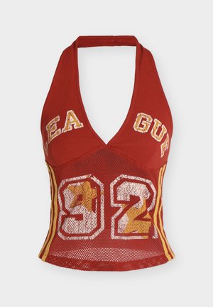BDG Urban Outfitters, LEAGUE HALTER - Μπλούζα - red