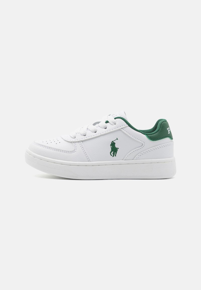 Polo Ralph Lauren COURT UNISEX Trainers white tumbled/hunter green Polo Ralph Lauren COURT UNISEX Trainers white tumbled/hunter green
