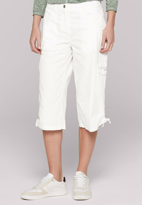 SKATER-MIT BEINTASCHEN UND PRINT - Shorts - ivory