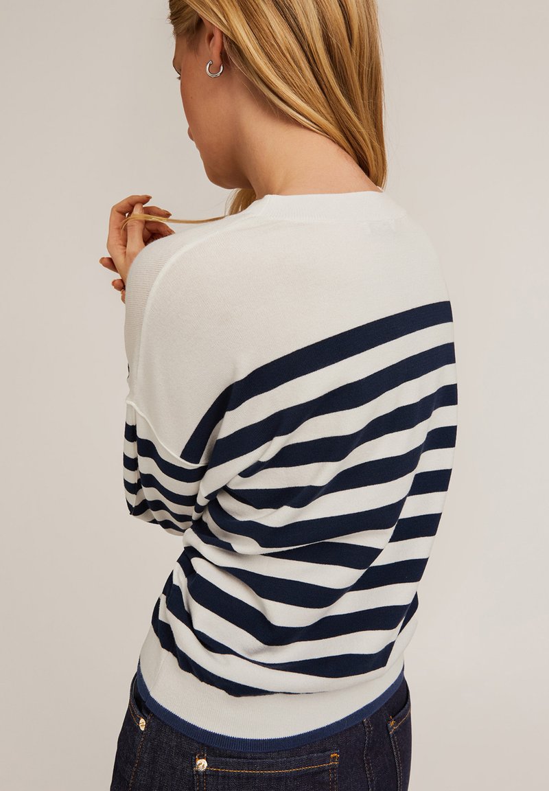 Motivi RIGHE Maglione blu/bianco