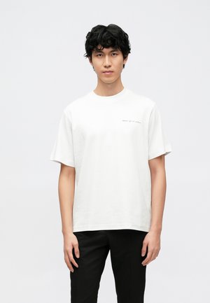 JPRBLAOWEN BRANDING TEE - T-shirt basic - bright white