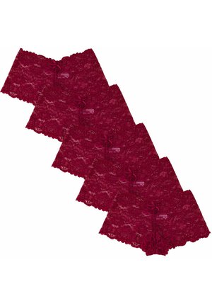 MIT 5ER PACK HIPSTER - Pants - bordeaux