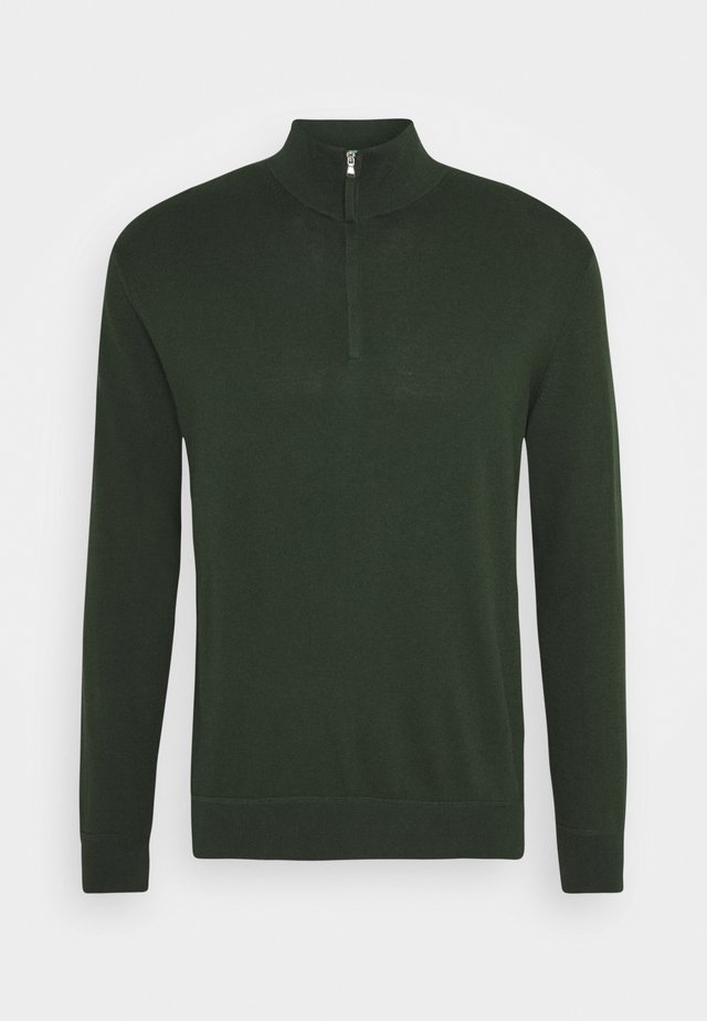ZIP - Strickpullover - dark green