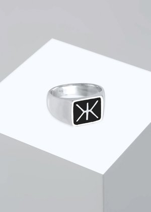 BASIC SIGNET - Ring - silver-coloured