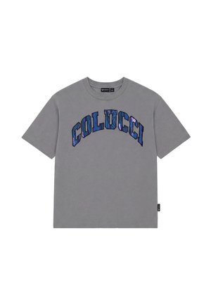Colucci, LOGO T-SHIRT COLLEGE - Μπλουζάκι με στάμπα - khaki   aop green