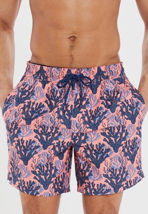 Threadbare THB SEAWEED - Swimming shorts - coral