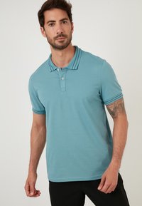 Buratti SLIM FIT - Polokošeľa - light blue