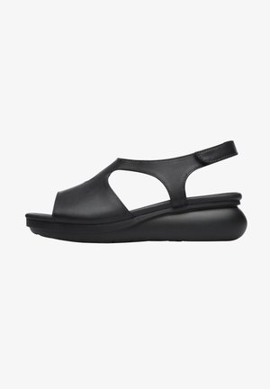 Camper BALLOON - Sandály na klínu - schwarz