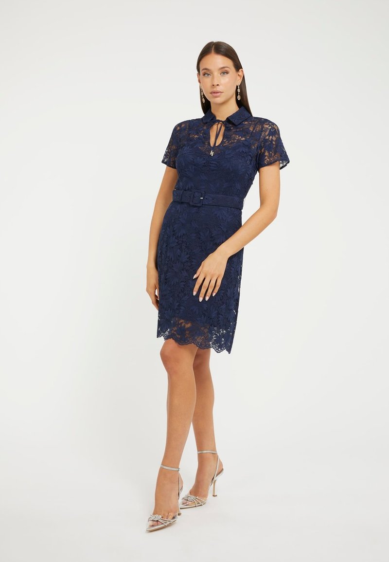 Guess Cocktailjurk blauw Guess Cocktailjurk blauw