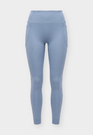Under Armour, VANISH ELITE - Tights - blue wind/metallic silver-coloured