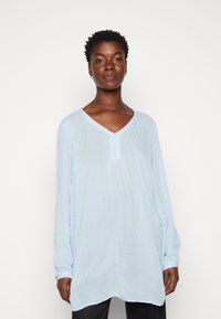Kaffe KAAMBER V-NECK - Túnica - cashmere blue
