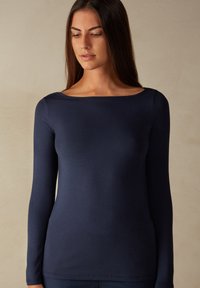 Intimissimi - MANICA LUNGA SCOLLO A BARCHETTA - Long sleeved top - intense blue Thumbnail Image 1