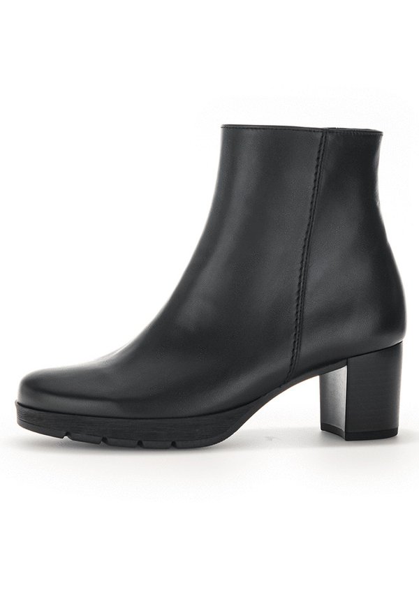 Stiefelette - schwarz mel