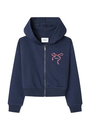 Mikina so zipsom - navy