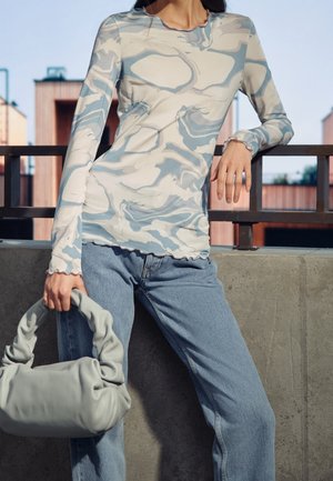 Langarmshirt - light blue