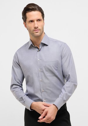 UNIFARBEN MODERN FIT - Business skjorter - stahlgrau