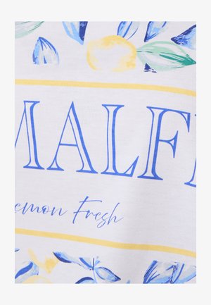 Damart, CLIMATYL - ROUND NECK SHORT SLEEVE - T-shirt con stampa - white