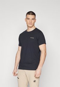 Columbia RAPID RIDGE™ BACK GRAPHIC TEE  - T-shirts med print - black/camp ico