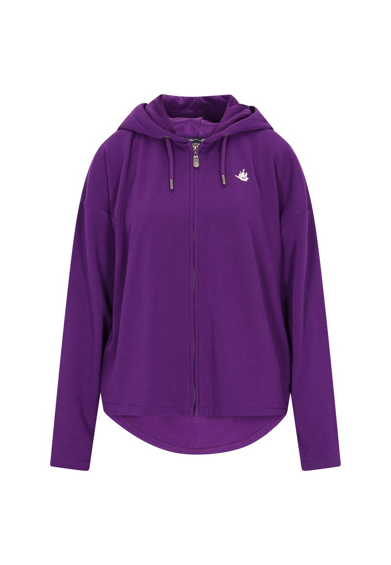 dreimaster Sweater met rits paars