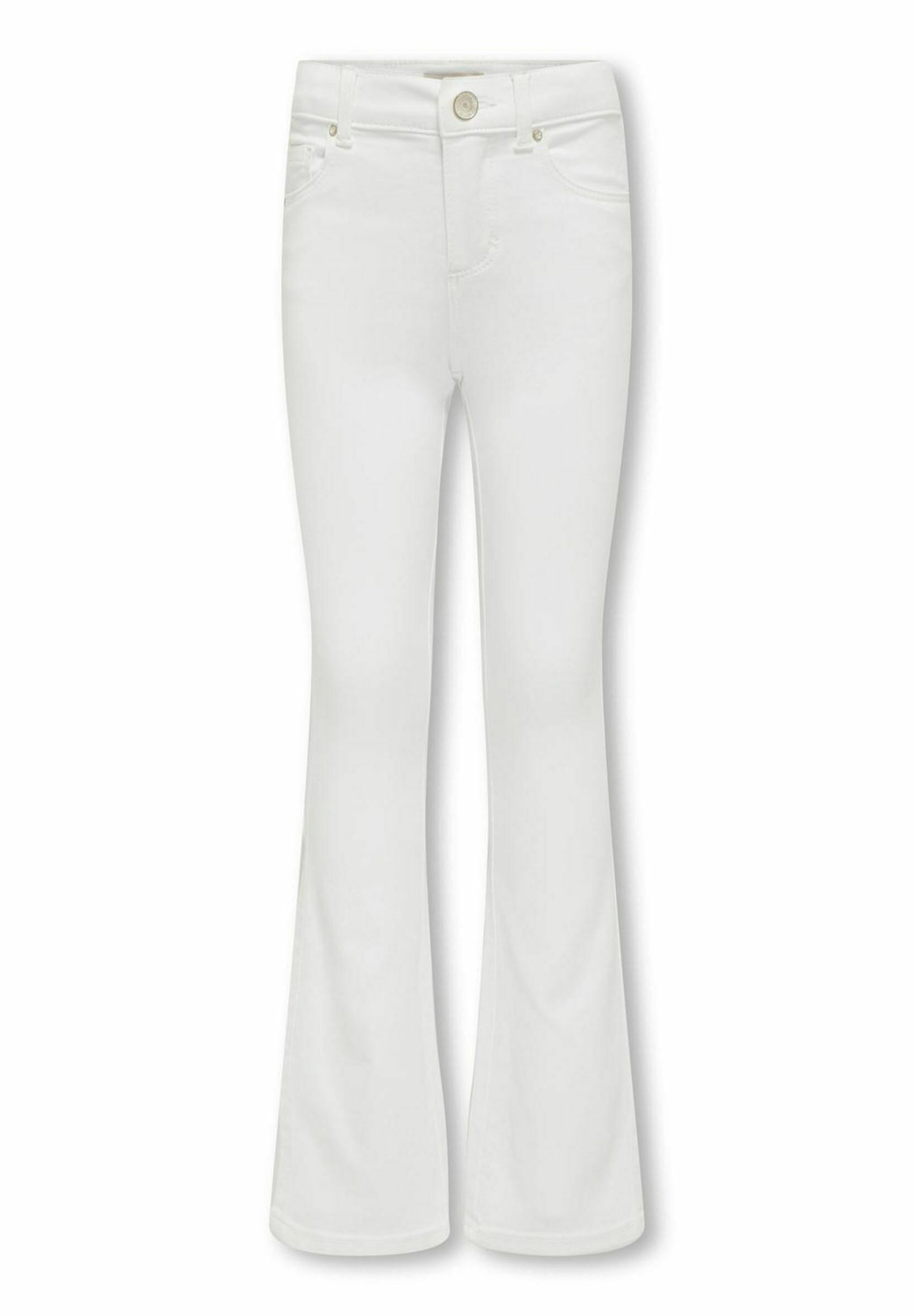 Campana Blancos Vaqueros Campana Pull And Bear Pantalones