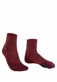 FALKE TK2 Wool Short Trekking medium cushioning - Sportsocken - scarlet