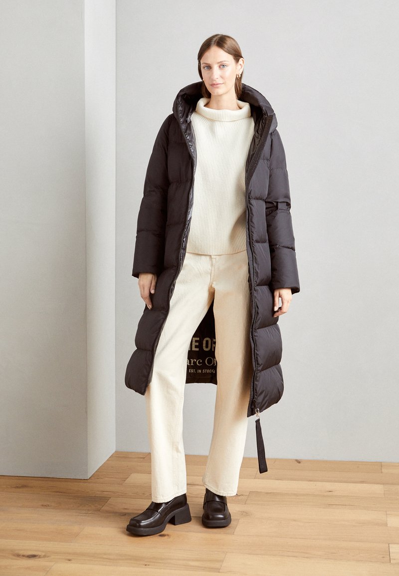 Marc O'Polo WOVEN COATS Down coat black Zalando