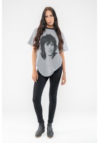 Paradiso Clothing THE ROLLING STONES KEITH PORTRAIT STRIPED - Print T-shirt - white