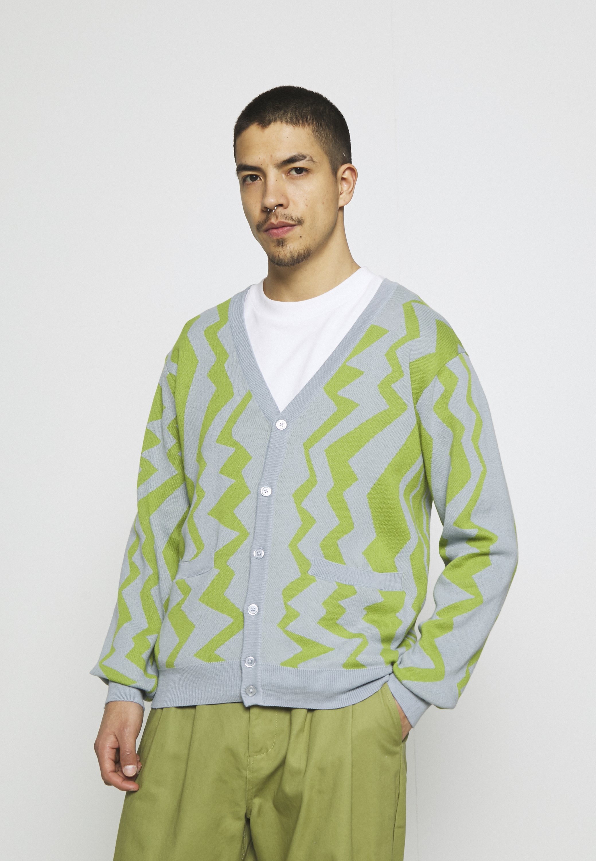 Obey static cardigan Clearance