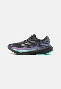 adidas Performance SUPERNOVA GORE-TEX® - Silniční běžecké boty - core black/iron metallic/semi flash aqua