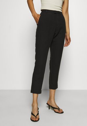 KRISSY EDIT TROUSER - Spodnie materiałowe - black
