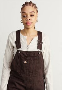 Dickies CLASSIC BIB  - Hängselbyxor - dark brown