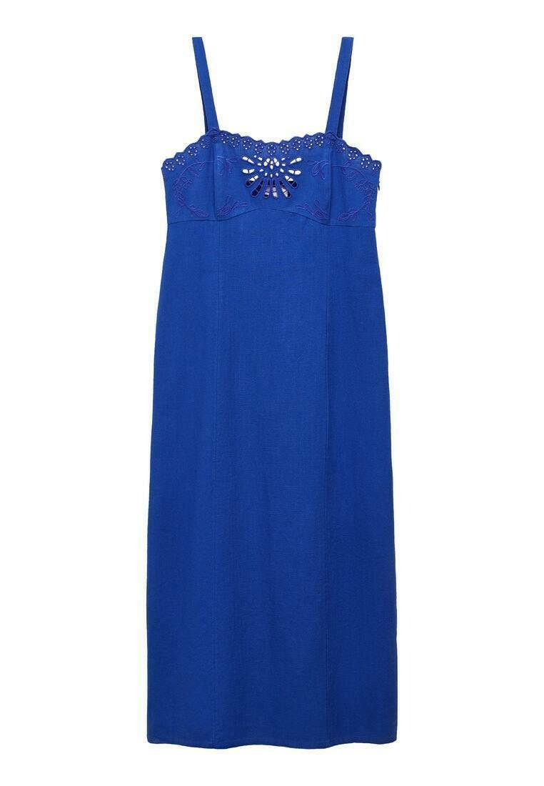 Mango LIBERTY-H - Day dress - blauw/dark blue - Zalando