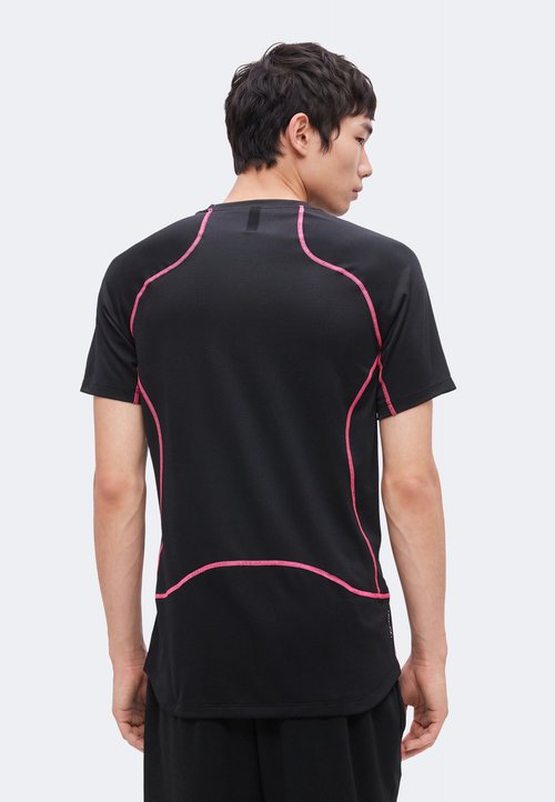 Nike M NP DF NPT SS TOP - Sports T-shirt - black/hyper pink — foto 3