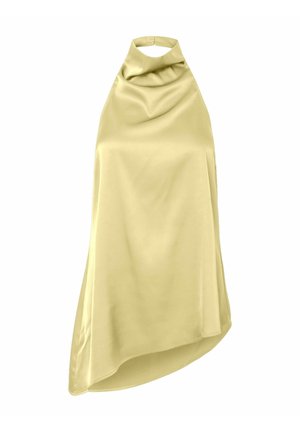 Pieces, PCFESTA HALTERNECK SATIN - Blouse - french vanilla