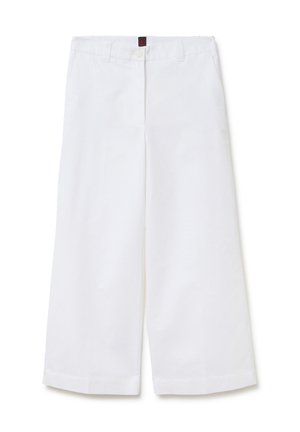 Stefanel STRAIGHT-FIT - Stoffhose - optical white