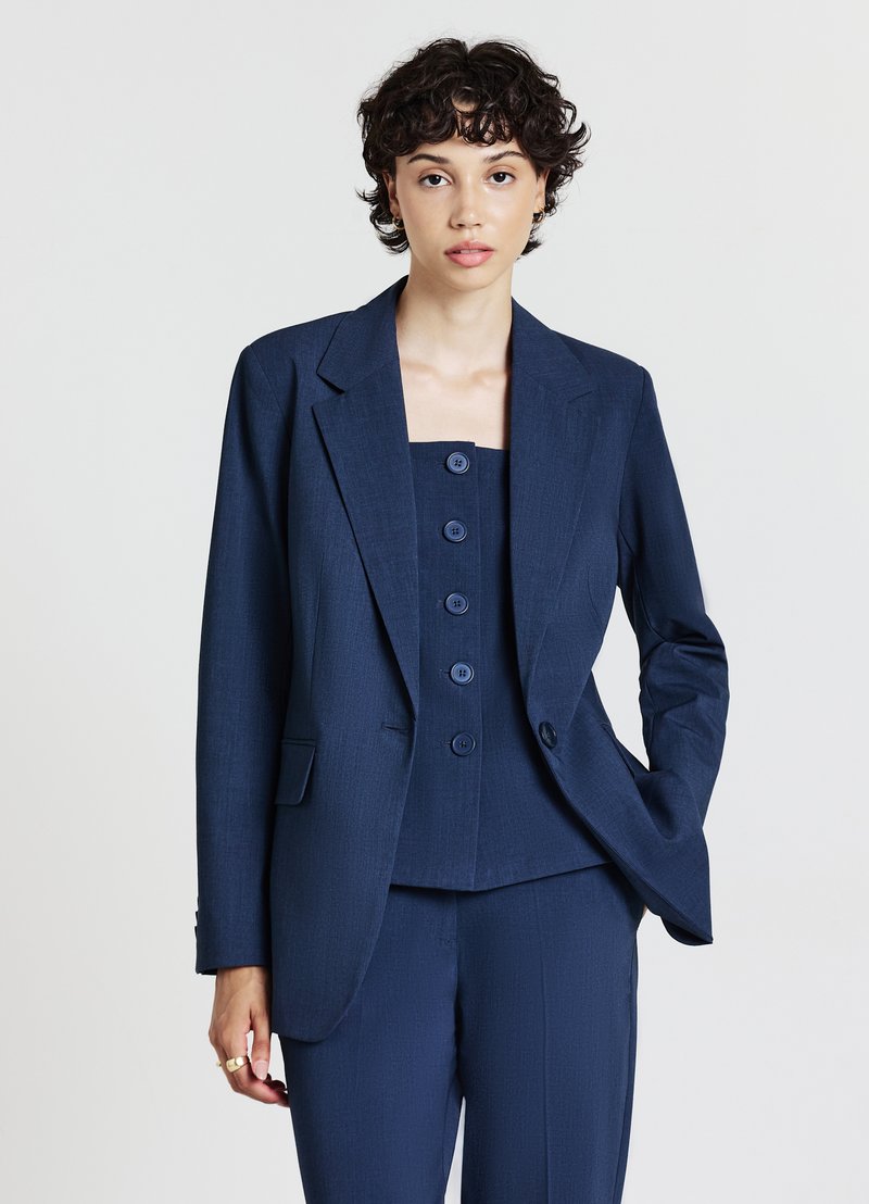 Calliope MONOPETTO UNITA - Blazer - blu notte melange
