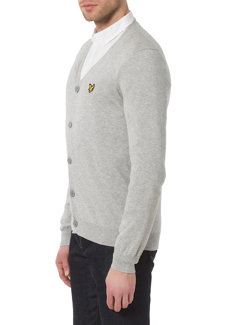 Lyle & Scott Cardigan - light grey - Zalando.co.uk