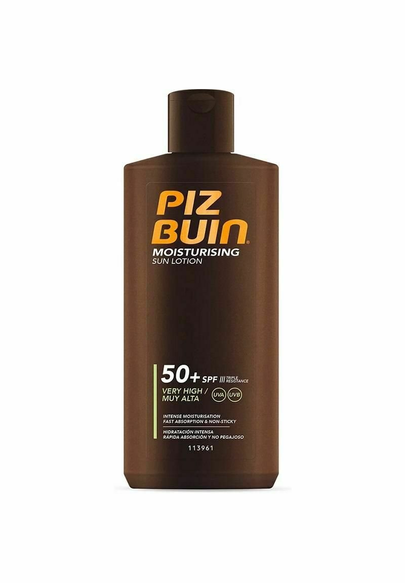 Piz Buin - PIZ BUIN MOISTURISING SUN LOTION SPF50+ 200ML - Solskydd - brown, Förstora