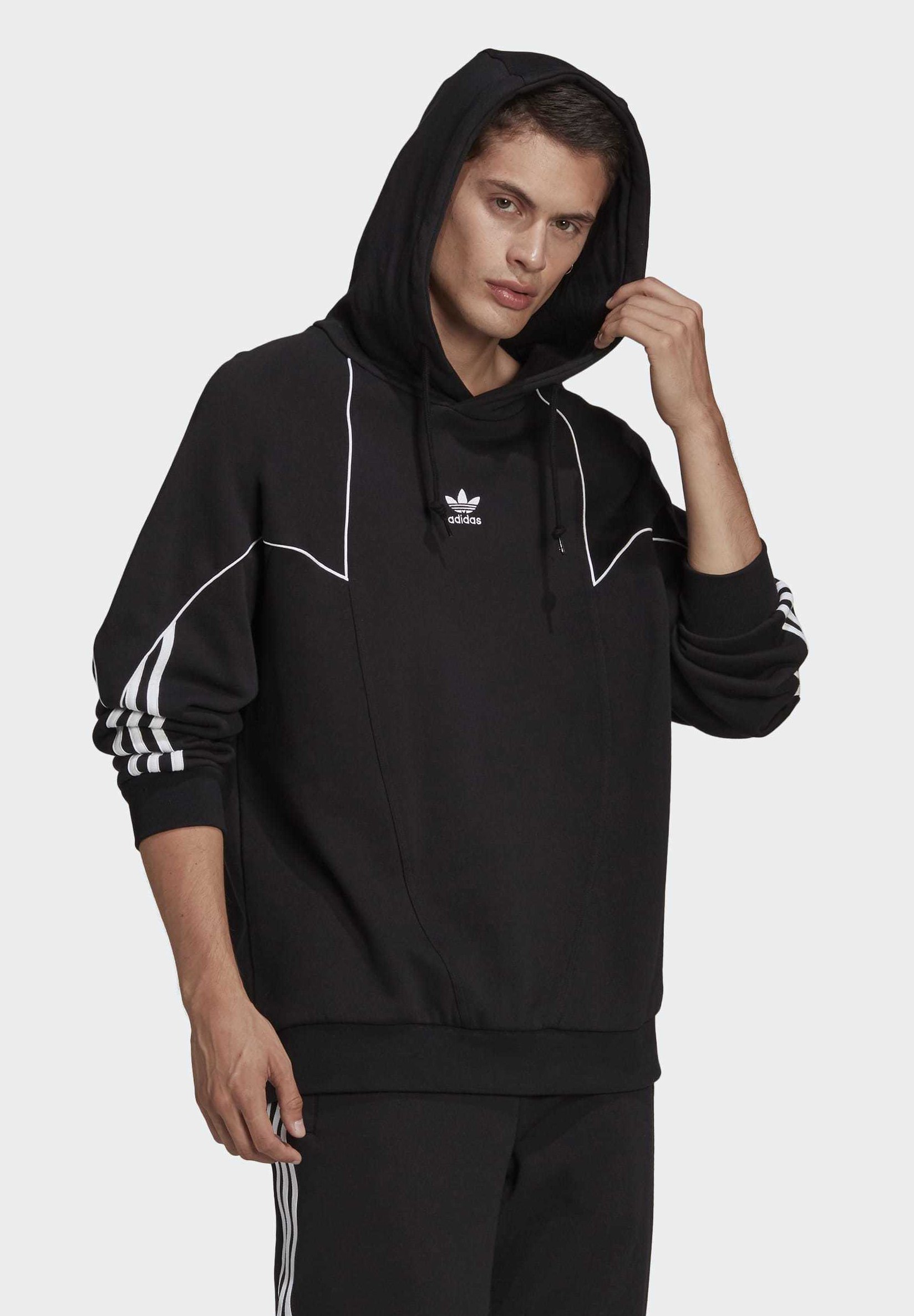 adidas Originals BIG TREFOIL ABSTRACT HOODIE Hoodie adidas Originals BIG TREFOIL HOODIE Hoodie grey Zalando.nl