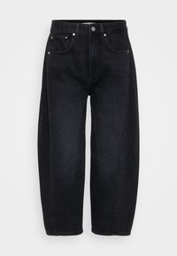 ONLCHARA HORSESHOE  - Wide leg - washed black