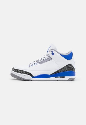 Jordan AIR 3 RETRO - Sapatilhas de cano alto - white/racer blue