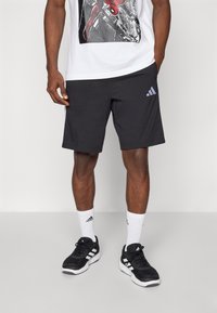 adidas Sportswear - Sports shorts - black/white Thumbnail Image 1