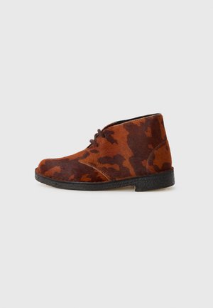 DESERT - Lace-up ankle boots - brown
