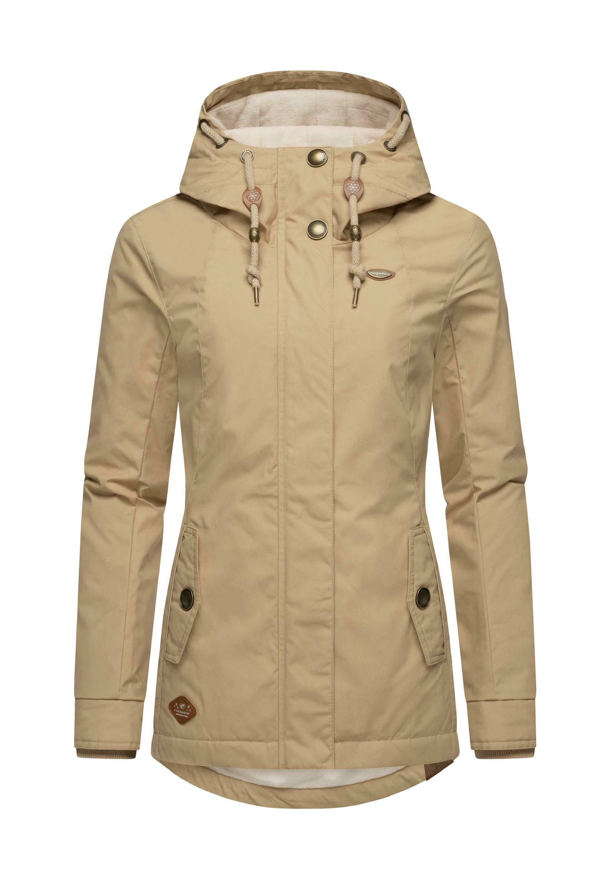 Damen Jacke Ragwear Parka Monade Gelb Ragwear MONADE