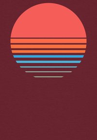 watapparel ABSTRACT 03 - T-shirt imprimé - burgundy