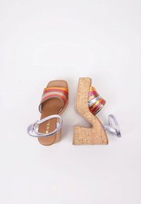 LIMMA MEERU - Sandalias de tacón - blue