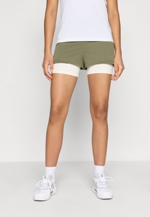 TENNIS SHORT TOUR - Pantalón corto de deporte - olive/lapland