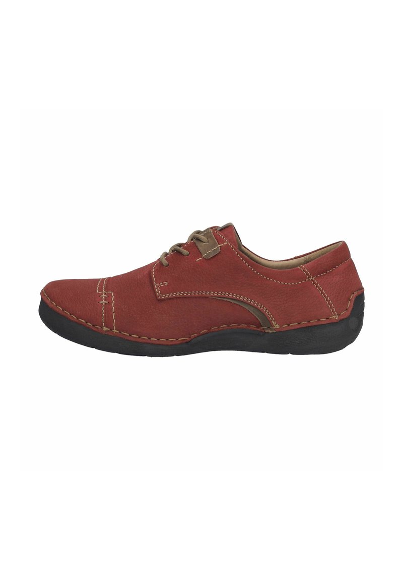 Josef Seibel FERGEY - Zapatos con cordones - rot kombi